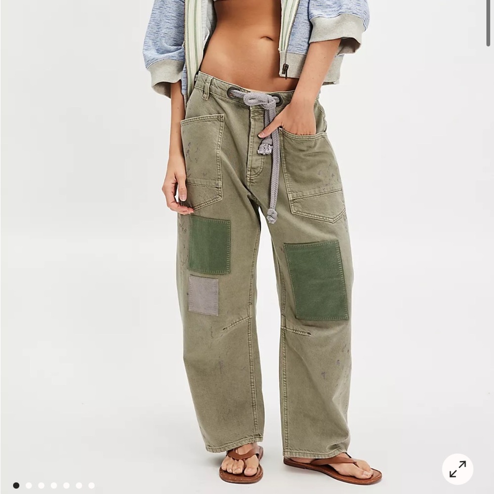 We the Free Moxie Pull-on Barrel Jeans